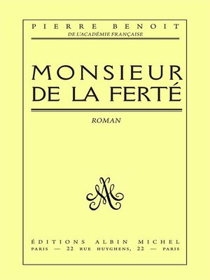 cover image of Monsieur de La Ferté